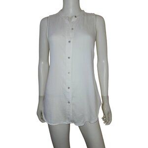 Eileen Fisher Cotton Button Down Top